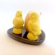 Set salt pepper mustard ceramic 60s