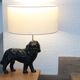 Ceramic "dog" lamp 50s