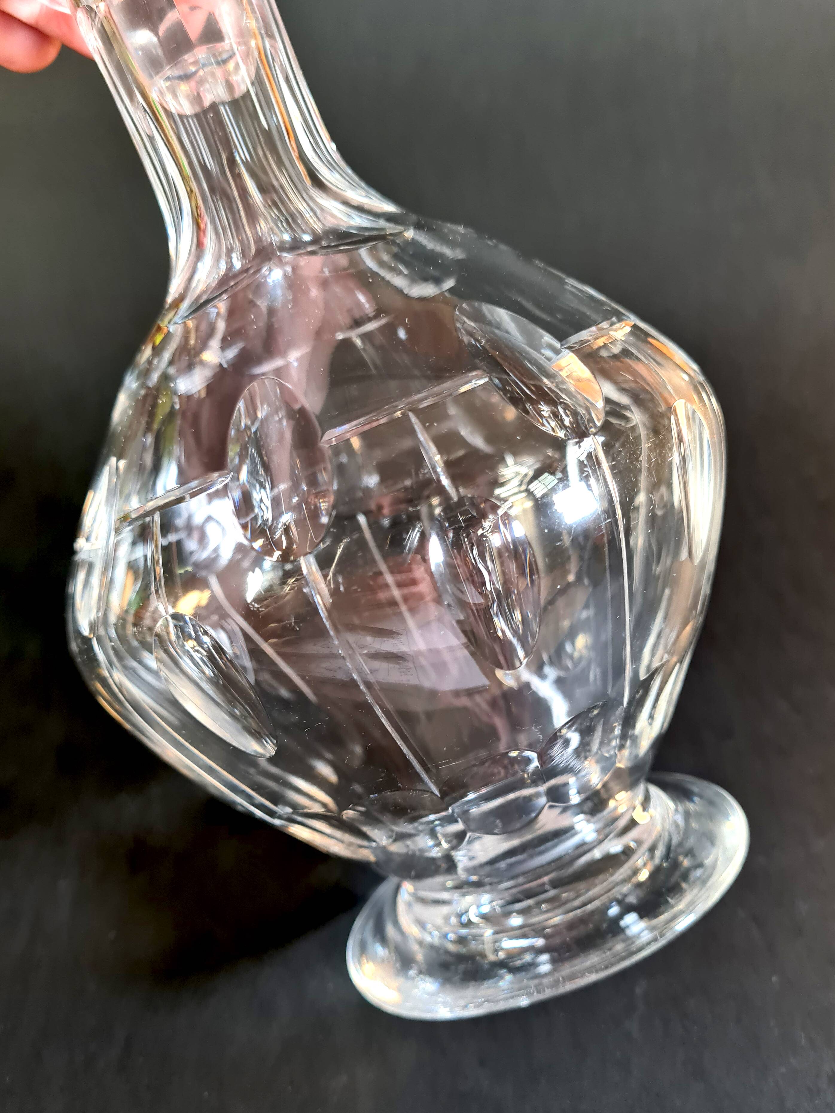 Cut Crystal Decanter – Val Saint Lambert "Nestor" Style