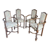 4 chaises vintage
