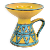 Ceramano Ceramic Candle Holder | West German Pottery 1960s