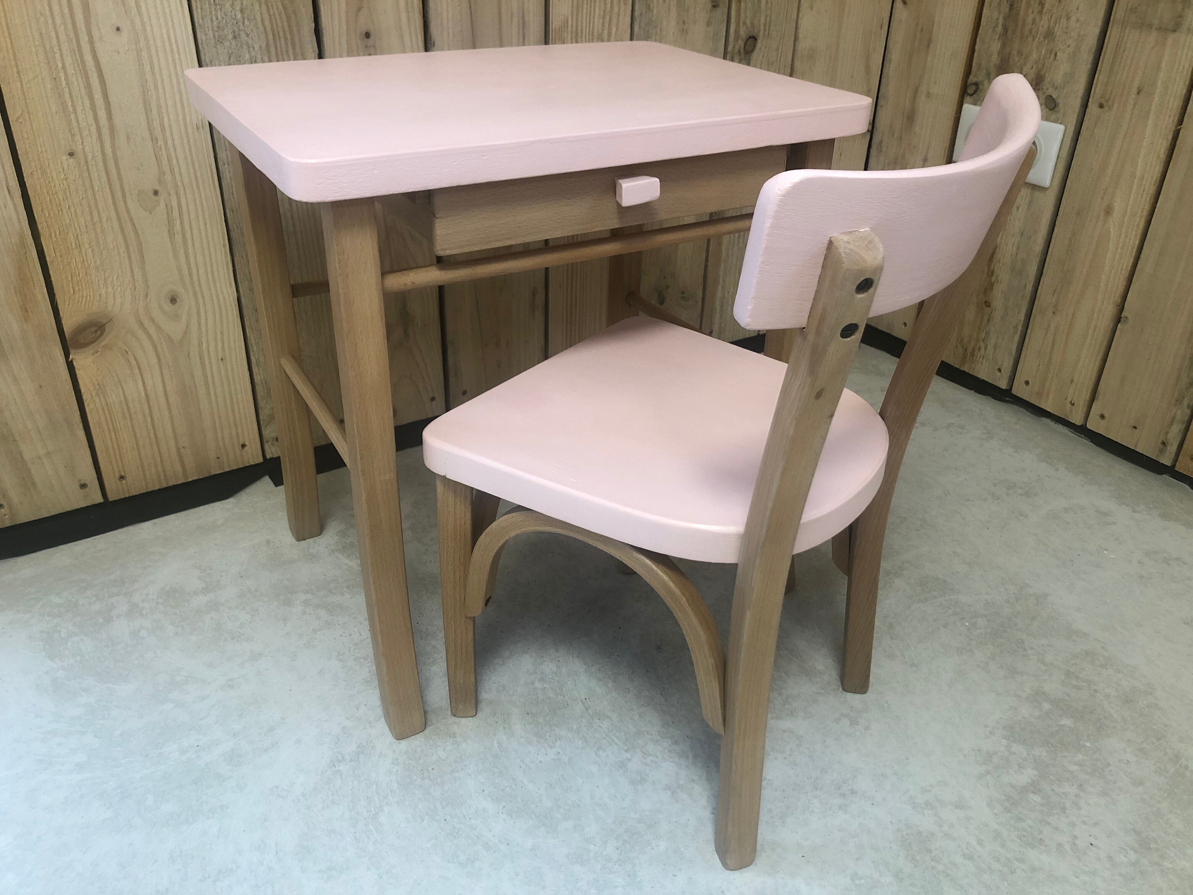 Baumann desk and children's chair