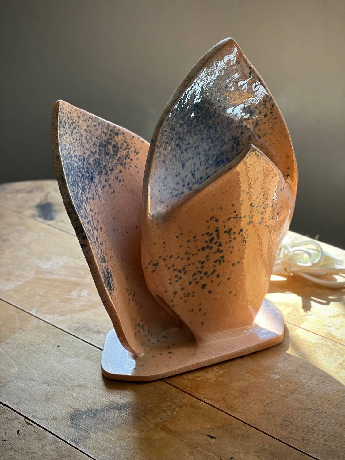 Modern/contemporary handmade ceramic lamp