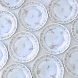 Emile Bourgeois porcelain plates, Drouot Paris