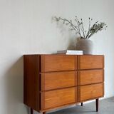 Commode double vintage danoise en teck