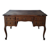 Bureau de ministre en marqueterie style Louis XV
