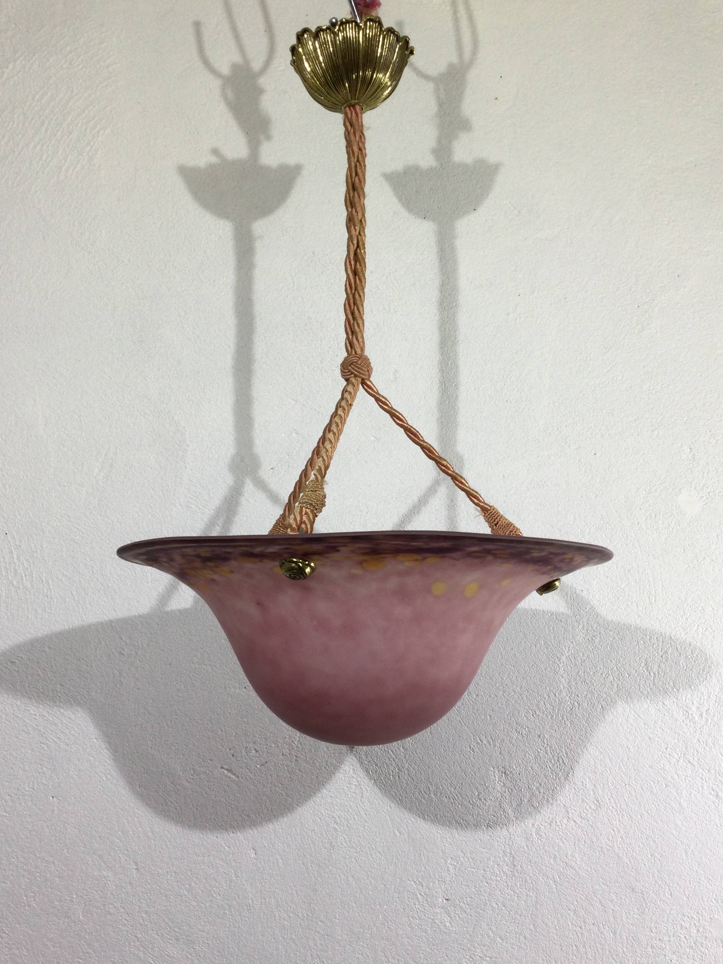 Purple Glass Paste Suspension