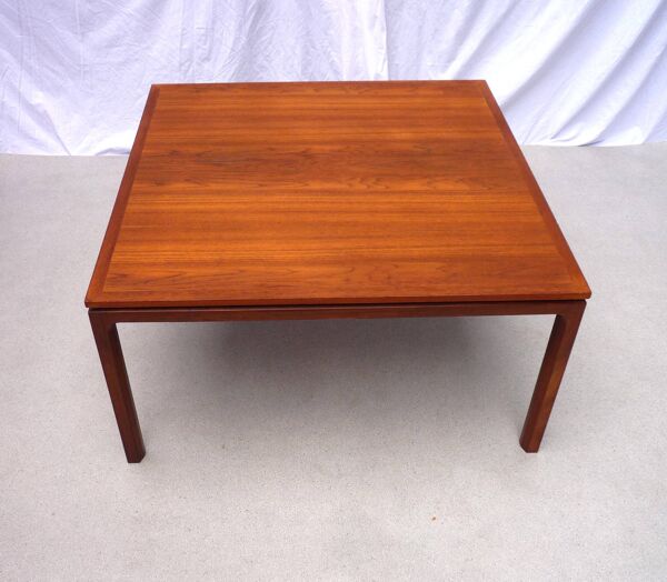 Table basse teck  carrée