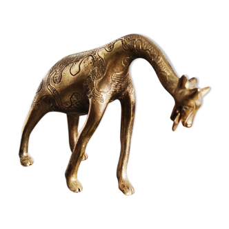 Brass giraffe