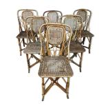 Canned rattan chairs house drucker