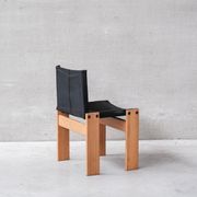 4 chaises 'monk' par afra et tobia scarpa pour molenti