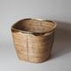 Vintage Italian style pencil holder and brass planter or basket.