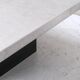 Metal mid-century etched coffee table