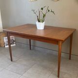Vintage teak table with extensions