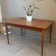 Vintage teak table with extensions