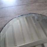 Miroir oval biseauté