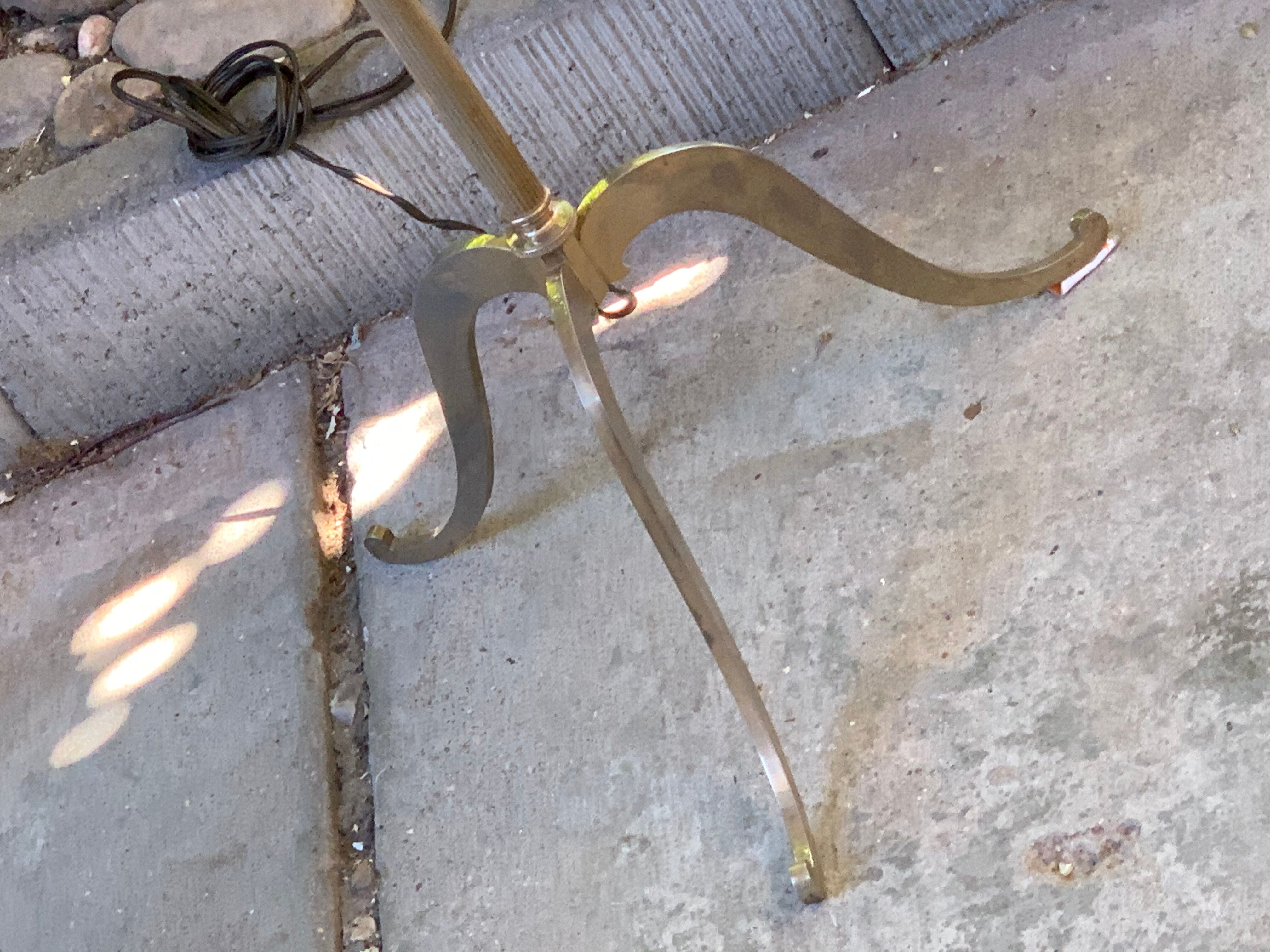 Pair of tripod lampposts 1960