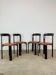 4 Bruno Rey chairs for Dietiker, workshop "Chair from Stein am Rhein"