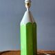 Lampe crayon en céramique 1980