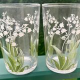 Glasses lucky vintage lily of the valley