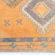 3x11 orange vintage runner rug, 88x341cm