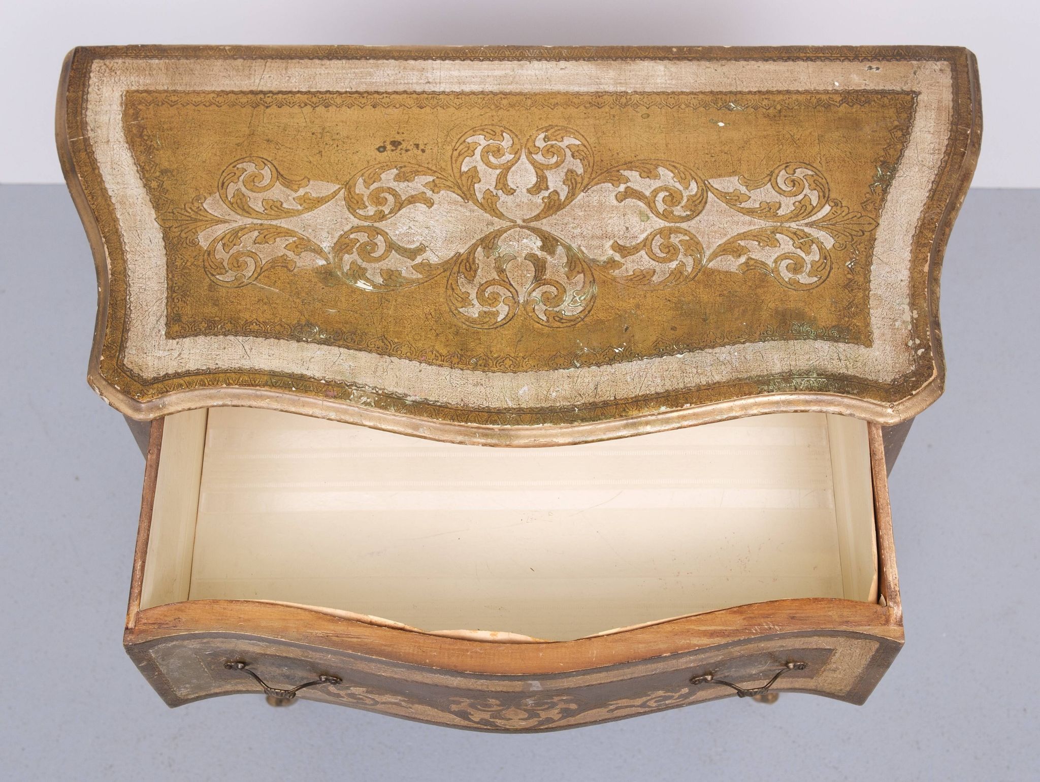 Commode florentine vintage en bois italienne des années 1970