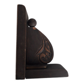 Wooden art deco bookend