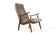 Mid century modern Armchair brown doodle (1) - total restoration - unique