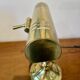 Lampe de notaire, de banquier doré