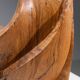 Forme sculpturale en chêne solide