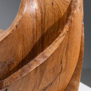 Sculptural form in solid elm