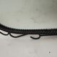 Rear-view mirror with black metal frame, 50x70 cm