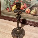 Art Deco Bronze Candle Holder