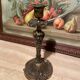 Bougeoir en bronze art déco