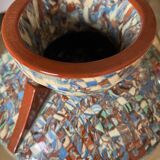 Gerbino vase in mosaic of colored earths
