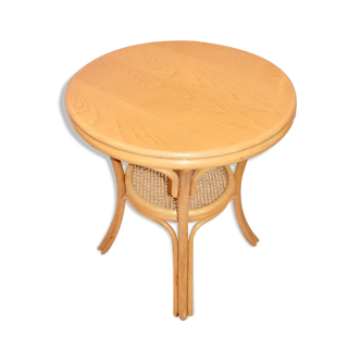 Rattan table D80