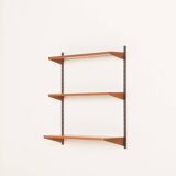 Kai Kristiansen teak shelving unit, set of 3 shelves, FM Mobler, Denmark