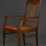 Art Deco Oak Armchair, 1920s–30s
