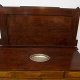 Napoleon III French Sideboard Inlaid with Geometric Floral Motifs, 1850