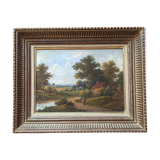 Panel oil: TM Hall's Animated Landscape