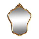 Golden shell mirror