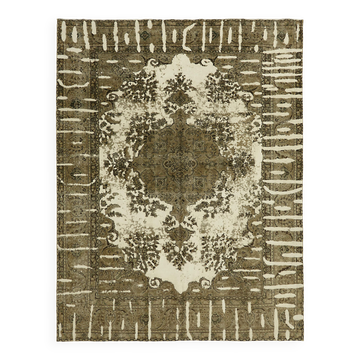 Tapis fait main oriental années 1980 306 cm x 398 cm