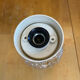 Vintage corodex ceiling light moulded glass + white bakelite support