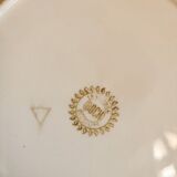 6 walnut model flat plates by Boch