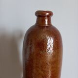 Bouteille en grès vernissé marron Amsterdamsche XIXe