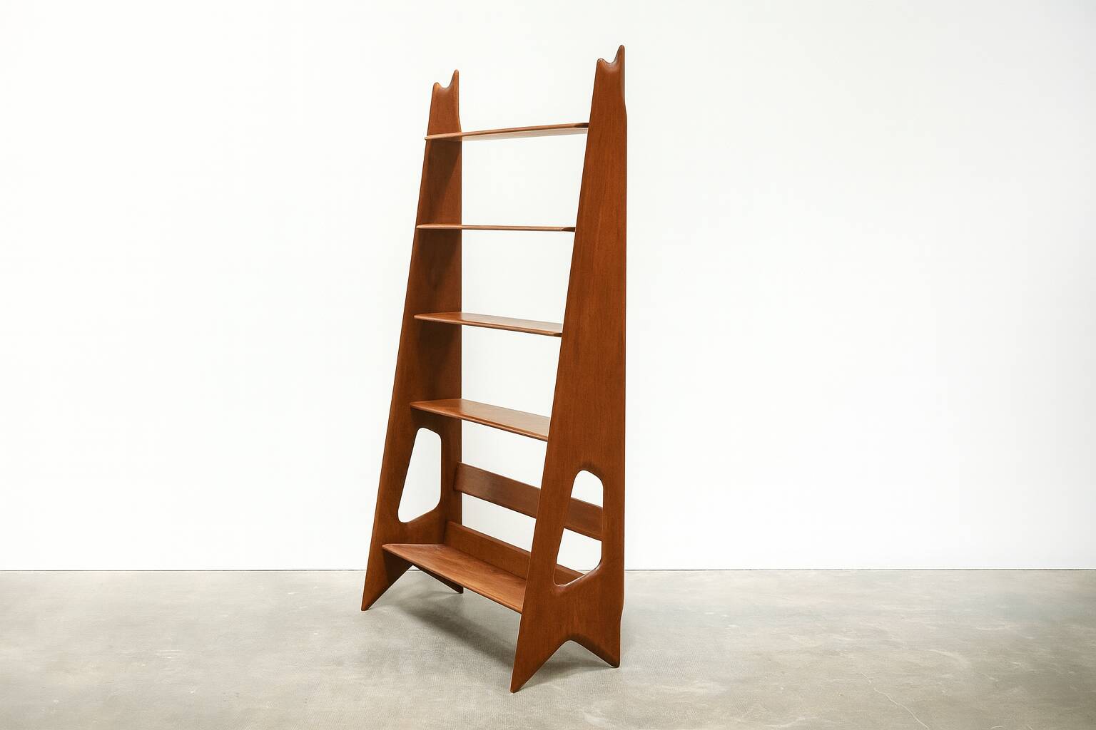 Oak library – attributed to Pierre Cruège (1950s)