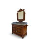 The antique walnut vanity , 19th century