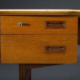 Mid-Century Teak Desk attributed to Musterring, 1960s