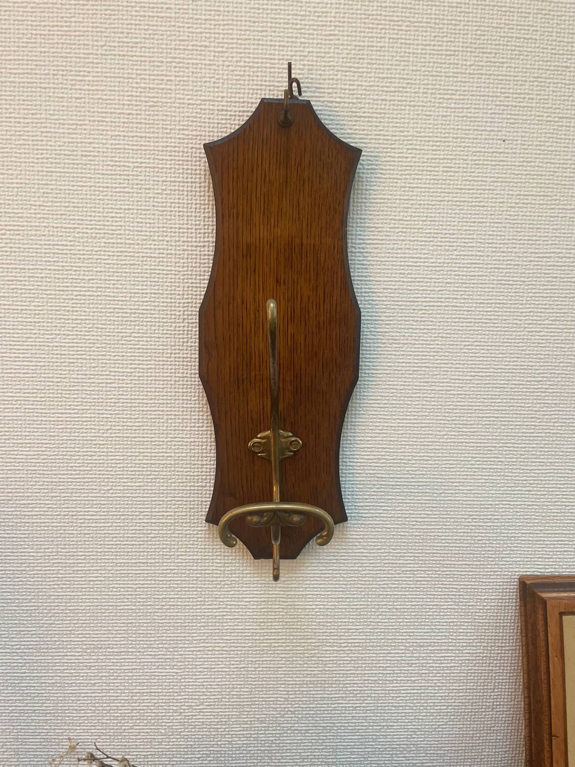 Vintage wall coat rack