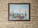 Oil painting on canvas Fishing port in Africa signed Raymond Lafaille